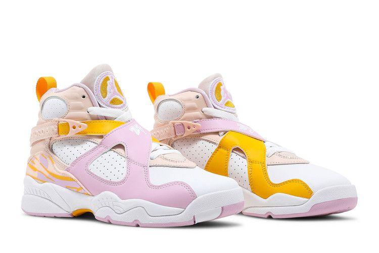 Kids' Sneakers Jordan 8 Retro Arctic Punch (GS) White/Pink-Yellow