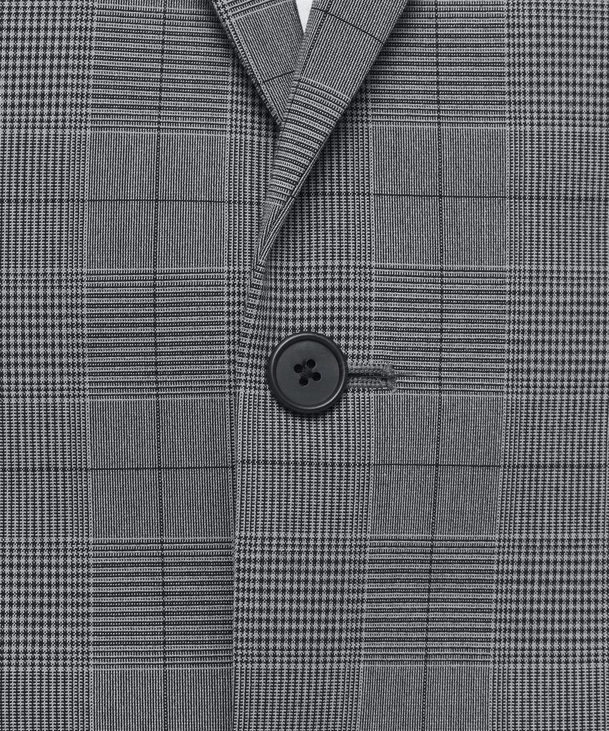 Musinsa Standard Glen Check Basic Blazer [Medium Grey]