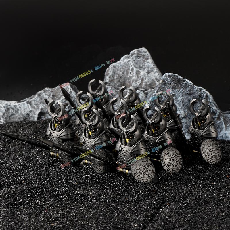 Movie Series Orc Uruk-hai Army Action Figures Mini Bricks Doll Assemble Building Blocks MOC DIY Toys for kid gift