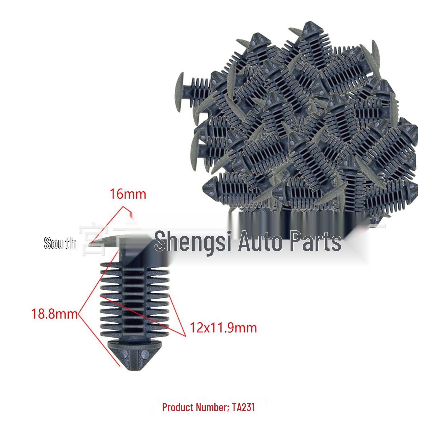 

European Car Headliner Trim Panel Fixing Clips & Installation Buckles 10000 pcs