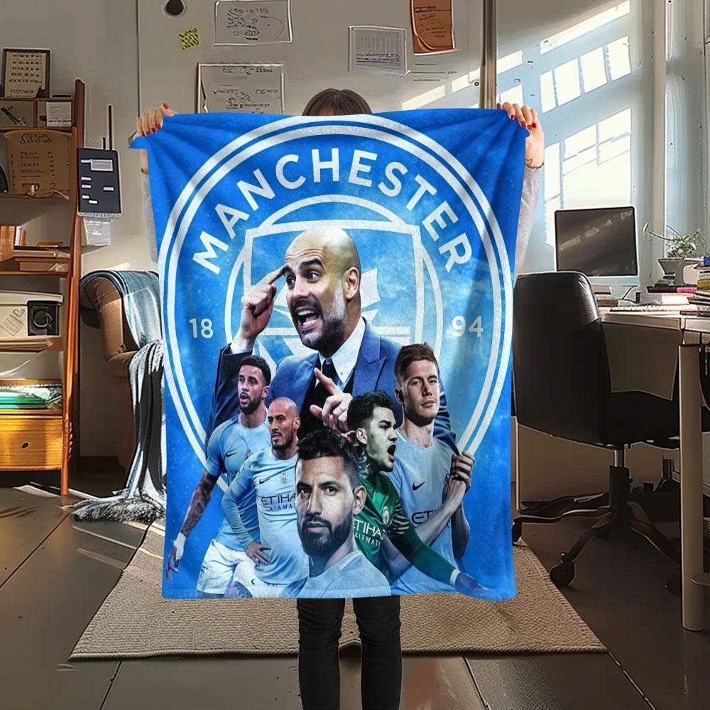 Brave MCFC Warriors Blanket, High quality Comfortable for All Seasons, Home Decor, Warmth and Comfort