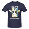 Unisex The Goat Whisperer Funny Goat Lover Farmer Gifts T Shirt Streetwear Plus Size Cotton Sleeve Custom Tshirts