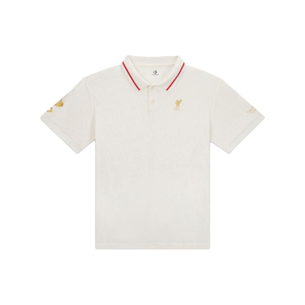 

Converse SS23 Рубашка поло с коротким рукавом унисекс Белая 10025724-A01