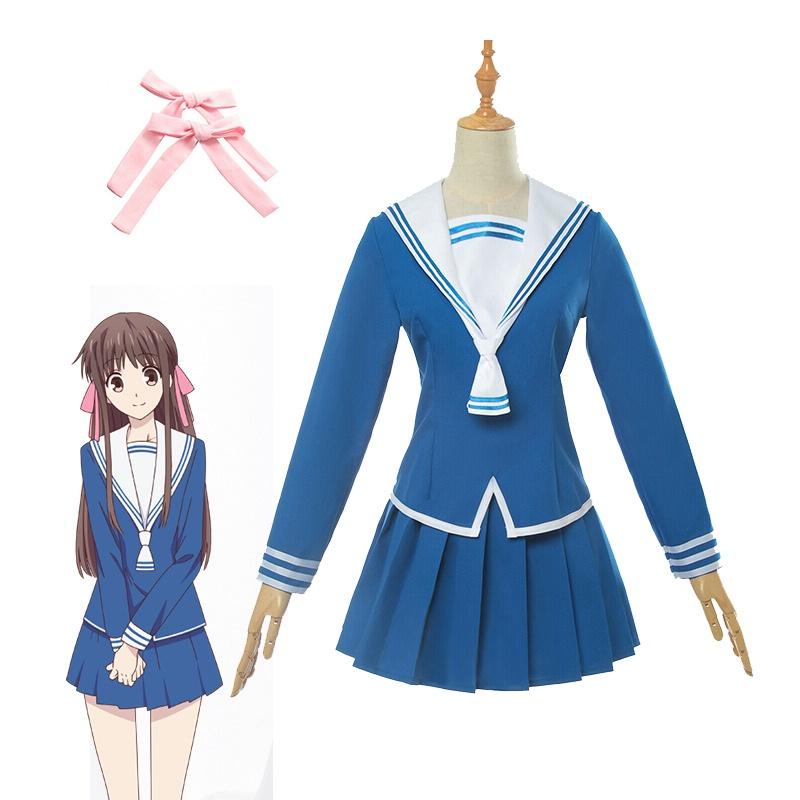 Basket Cosplay Fruits Costume Tohru Honda Cosplay Uniform Jk Girl Uniform Sailor