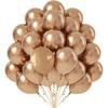Metallic Balloon Set Birthday Party Decoration Wedding Baby Shower Party Prop Arrangement Internet Famous Metal Balloons