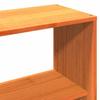 Solid Wood Bed without Mattress Wax Brown 100x200 cm Pine Wood