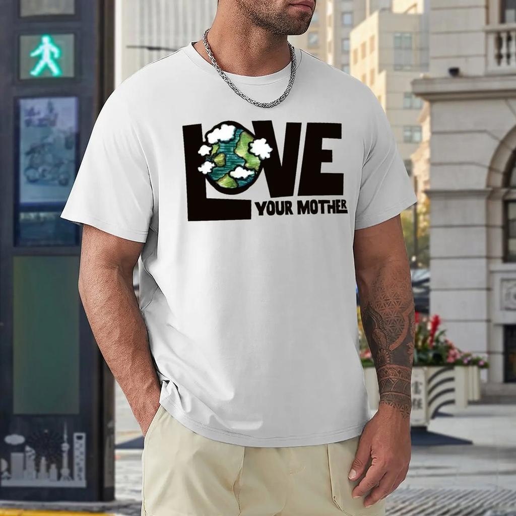 Mother's Day Love Your Mother Earth Men's Triblend Fresh T-shirt Sport T-shirts Hipster Sarcastic Fitness Eur Size