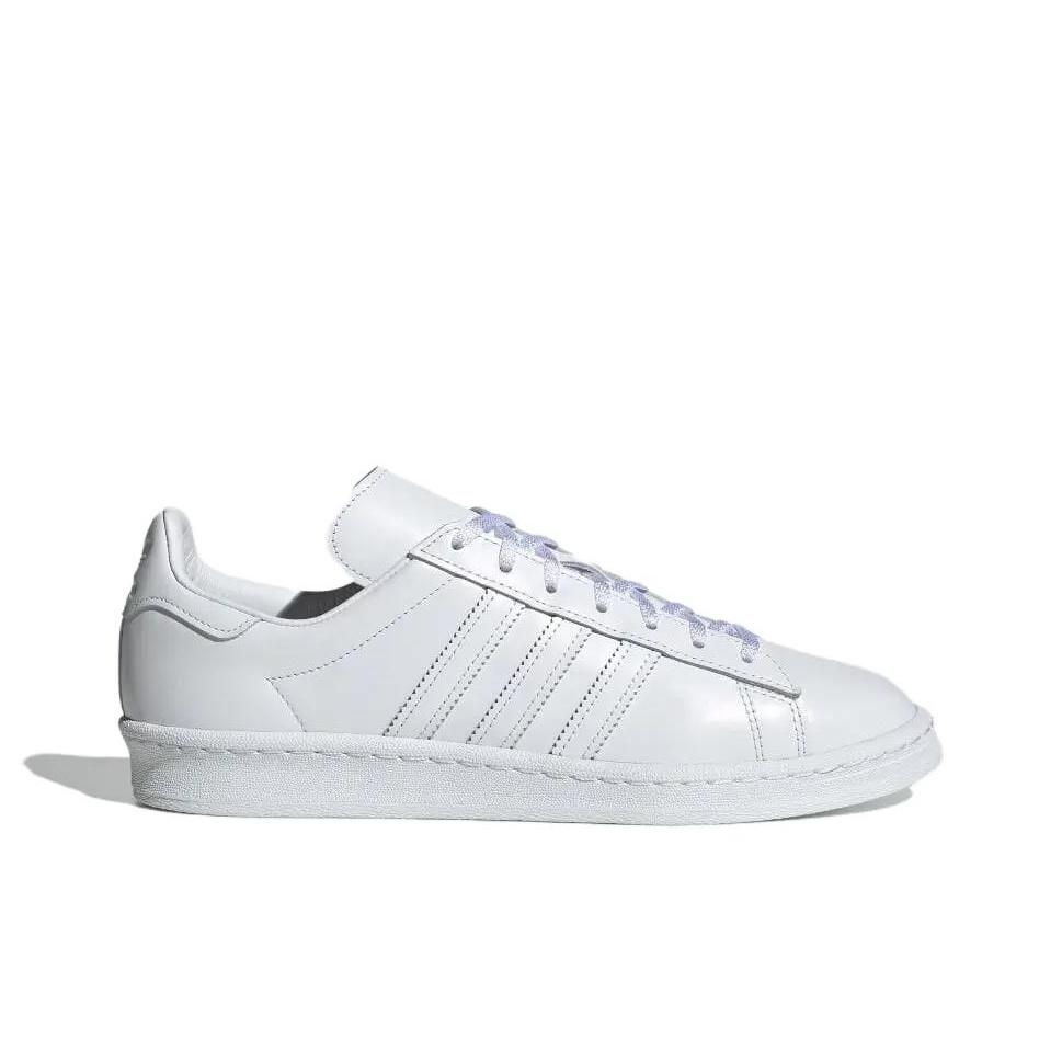 adidas Campus 80s Triple White Unisex Sneakers Footwear-White JR2740