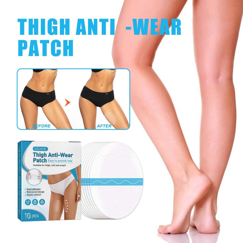 EELHOE Thigh Anti Abrasion Patch Anti Abrasion Invisible Thigh High Elastic Thigh Protector Knee Calf Random Patch