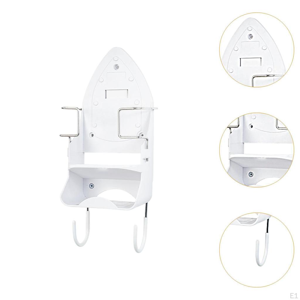 Easily Installed Holder for Electric Iron And Wall Mounted Rack