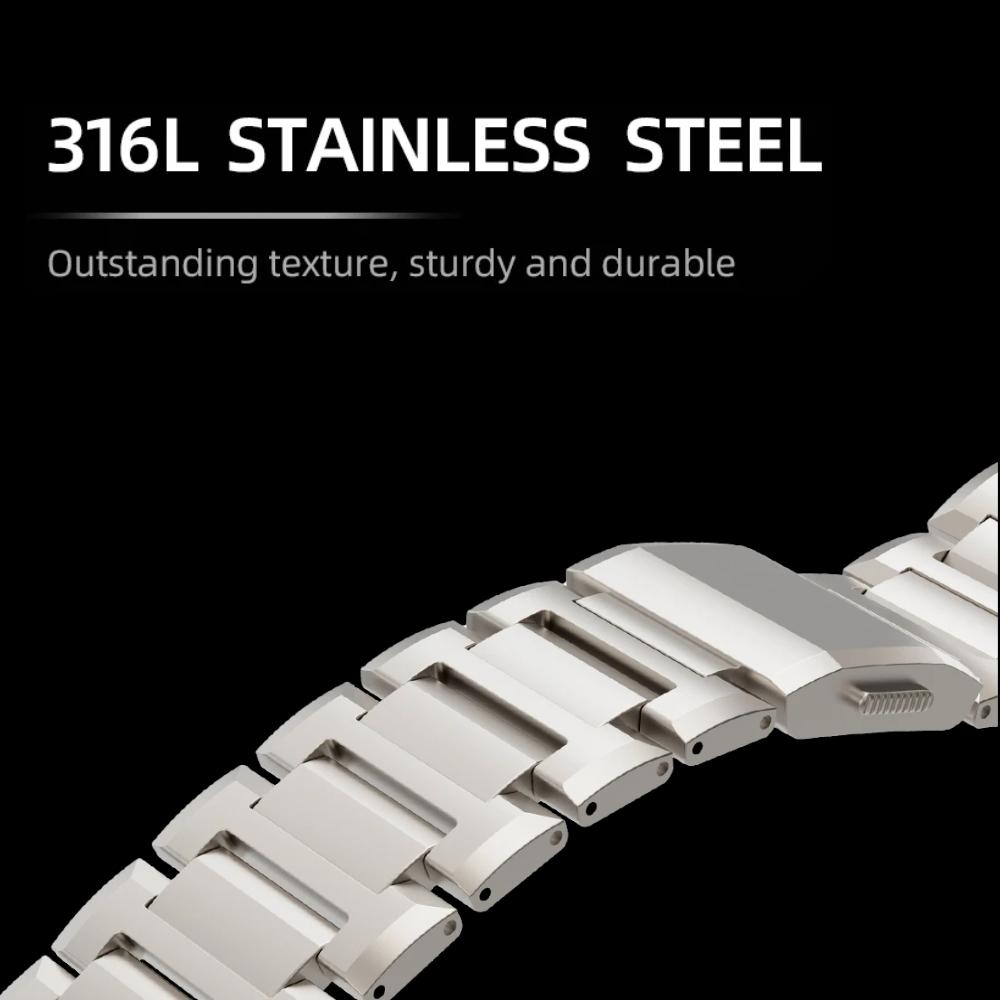 Stainless Steel Strap for Apple Watch Ultra 3/2/1 49mm 46mm 45mm 44mm 42mm Metal Magnetic Band IWatch Series 11 10 9 8 7 6 SE 5