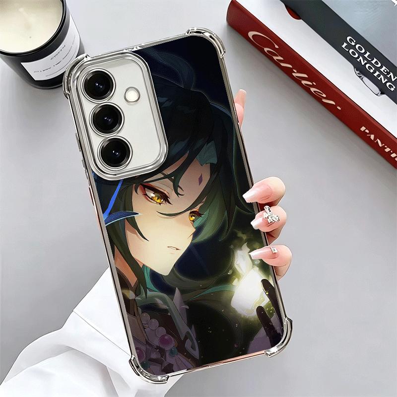 

Genshin Impact Xiao Plating Phone Case For Samsung A17 A07 A37 A57 A16 A56 A15 A55 A14 A54 A13 A53 A26 A36 A25 A35 A24 A34 A23 A Samsung A57