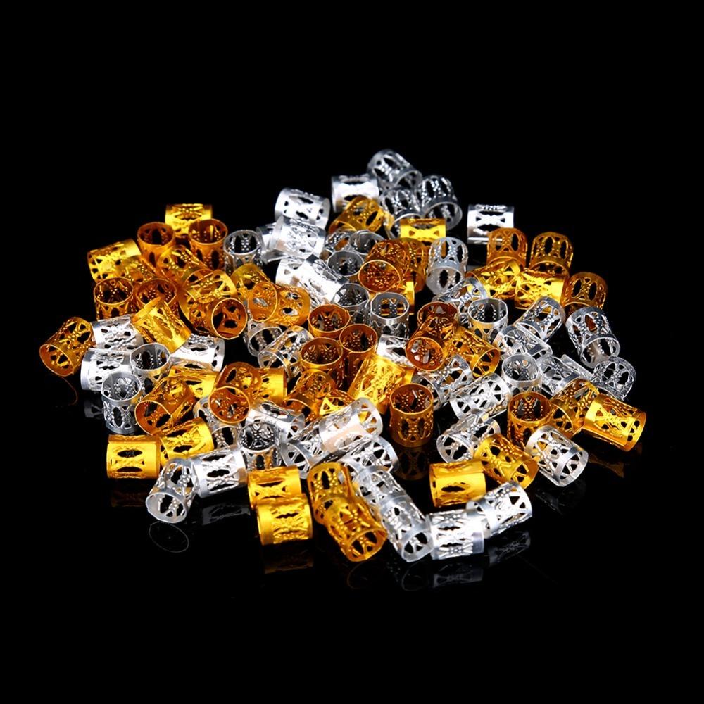 Durable Metal Hair Cuffs Fashion Adjustable Hair Rings Hair Decoration Rings  Beauty Decoration