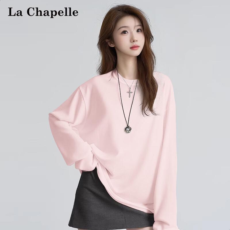 La Chapelle Women's Snowflake Cotton Long Sleeve T-Shirt