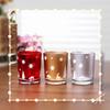 Winter Forest Reindeer Glass Candle Holder for Christmas Parties