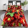 Quilt Cover Pillowcase Two Or Three Piece Fruit Digital Printing Polyester