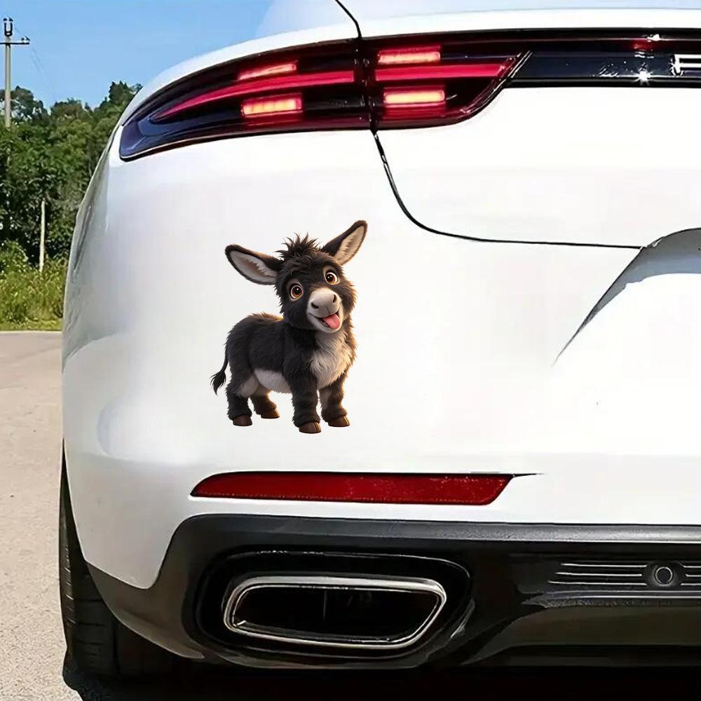 Cat Cartoon Decal Static Cling Wall Fridge Car Sticker Multipurpose Removable DIY Decor