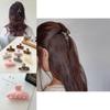 Stunning Korean Fashion Minimalist Hair Claw Clip With Trendy Watercolor Tortoiseshell Design