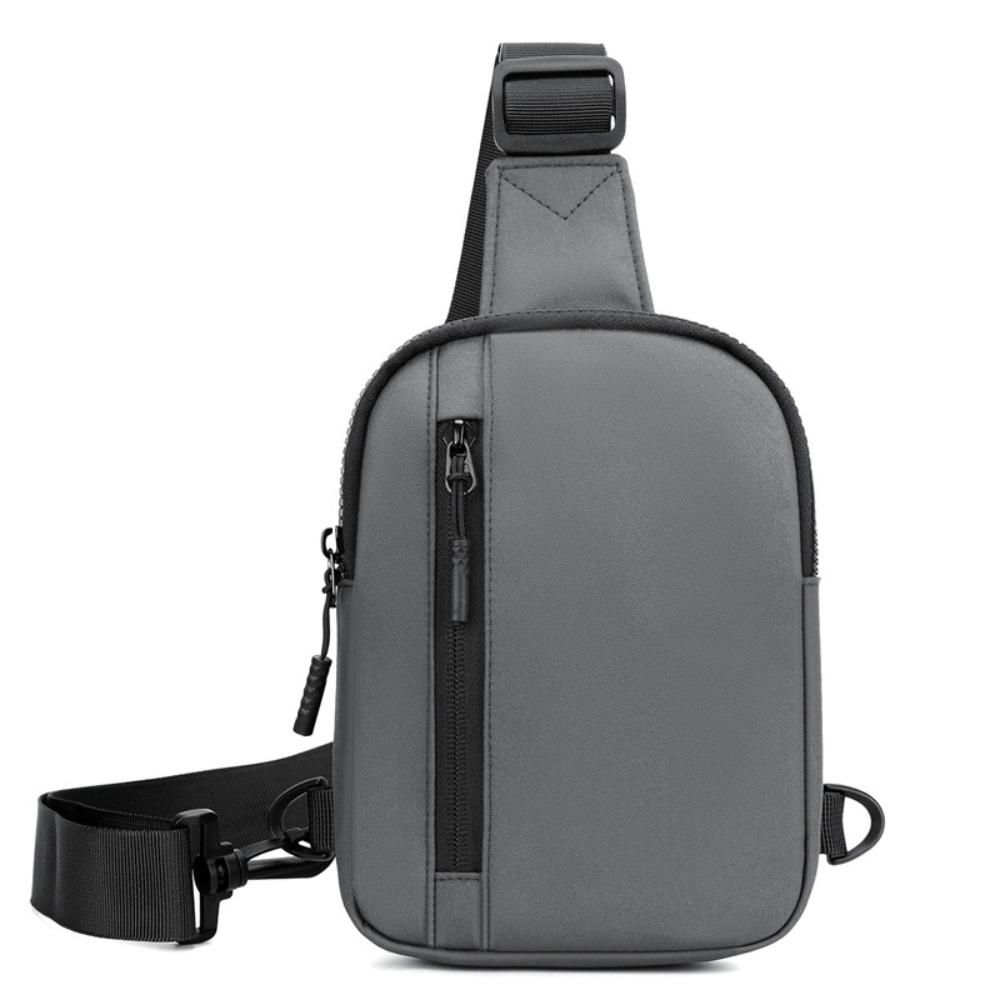 Adjustable Strap Male Waist Bag Fitness Shoulder Bag Leisure Sports Chest Bag  Business