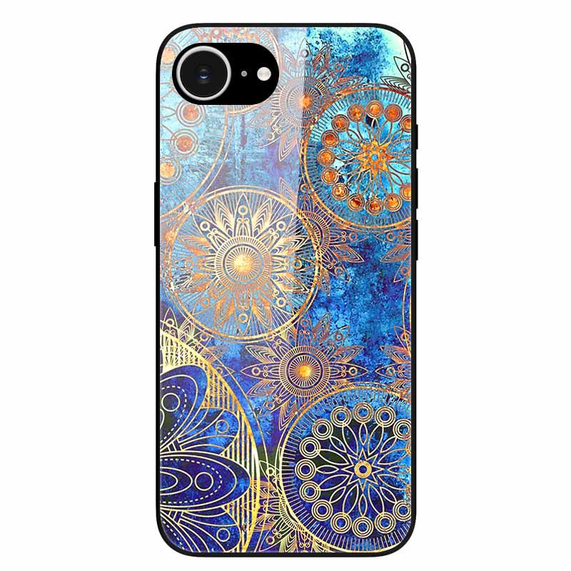 Tempered Glass Phone Cases For iPhone 16e 2025 Case Silicon Bumper Hard PC Back Cover Shell for iPhone SE (2025) / for iPhone16e