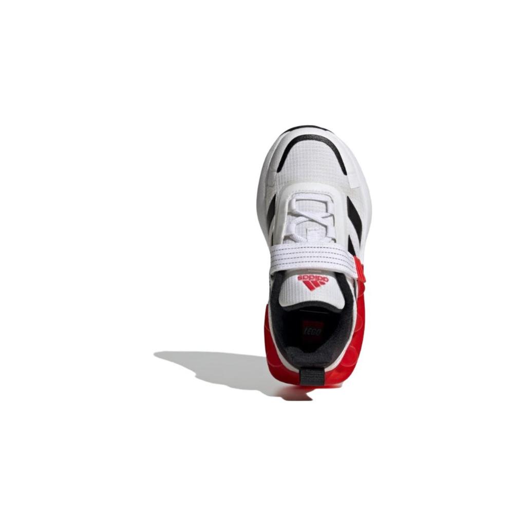 New adidas Tech Runner LEGO X Little Kid 'White Black Red' ID9530