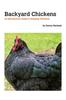 The Backyard Chickens : a Guide To Keeping Chickens Book