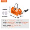 VEVOR Magnetic Lifter, 4400lbs/2000kg Pulling Capacity, 2.5 Safety Factor, Neodymium & Steel, Lifting Magnet with Release, Permanent Lift Magnets