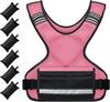Adjustable Reflective Weighted Vest for Fitness Training