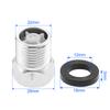 1PC 20MM Stainless Steel Check Valve 1/2-inch Thread One-Way Non-return Backflow Prevention for Water Heater Toilet Water Pipes
