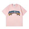 Grenzüberschreitend auf Lager exklusiv Casablanca Doppelgaze reine Baumwolle Unisex T-Shirt Hip-Hop lässig Kurzarm locker Rundhals