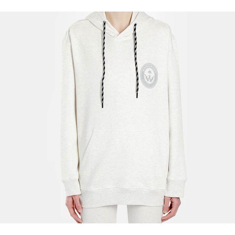 Adidas X Alexander Wang Collaborative Badge Logo Sweatshirt Men Tops Light-Grey ED1207