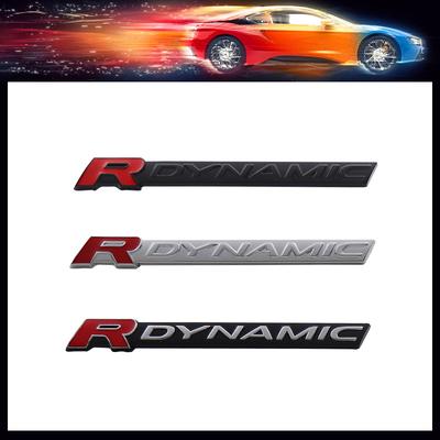 3D Auto Styling R DYNAMIC RDYNAMIC für Motorhaube Kotflügel Kofferraum Heckhaube Namensschild Aufkleber Abzeichen Aufkleber