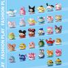 MINISO Sanrio Disney Anime Cartoon Actionfiguren Diamant Mikro Kleine Partikel Bausteine Hello Kitty Stitch Kinderspielzeug