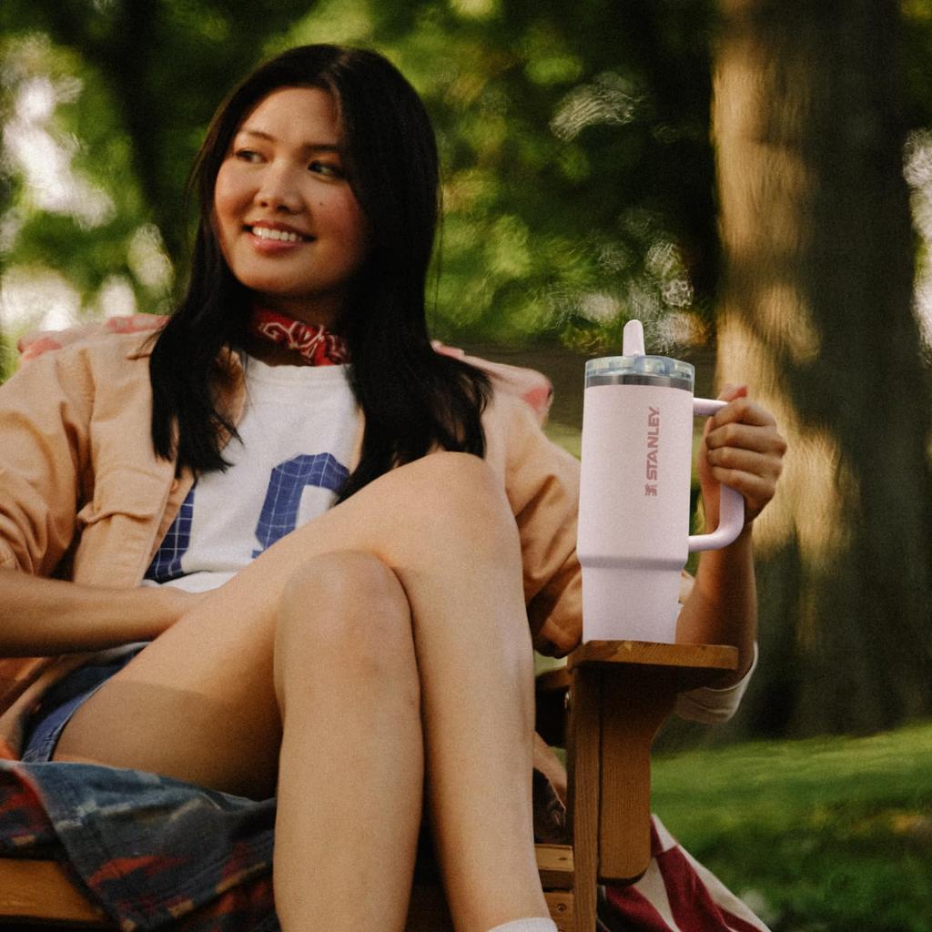 STANLEY Vakuová láhev Quencher Pro Tour Rose Quartz na vodu studenou nerezová miska na vodu myčka nádobí japonská H2.0 0,88 l láhev, izolace, láhev, láhev,