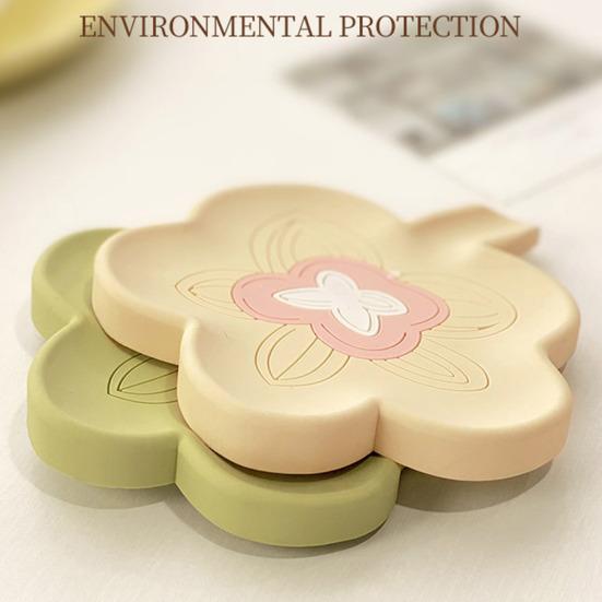 Portasapone drenante a forma di fiore Vassoio portasapone antiscivolo Estendi la vita del sapone Scatola portasapone facile da pulire Accessori da cucina per il bagno