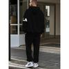 Men's Hooded Sports Suit, Available In Multiple Colors, Featuring Letter Printed Hoodies and Pants, Effortlessly Creating a Street Style Look