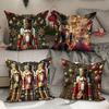Christmas decoration pillowcase Nutcracker princess pattern is suitable for home room living room sofa cushion cover