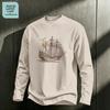 Jeanswest Life Men's Minimalist Long Sleeve Crew Neck T-Shirt
