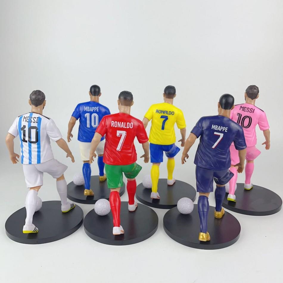 Bambole Modello Calcio Cartoni Animati Carine Action Figure Accessori Auto Regali per Tifosi di Calcio