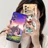 Anime Kinako Hara Mobile Phone Case for Samsung Galaxy A56 55 54 53 52 51 36 35 34 23 16 15 5G Colorful Cover Cover Pretty