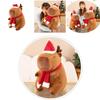 Adorable Brown Capybara Plush Toy Soft Cuddly Cushion For Christmas Decor 30cm To 50cm
