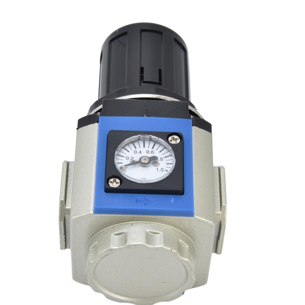 Luftkompressorregler Aluminiumlegierung Druckregelventil mit Manometer 0,05?0.9MpaGR30010