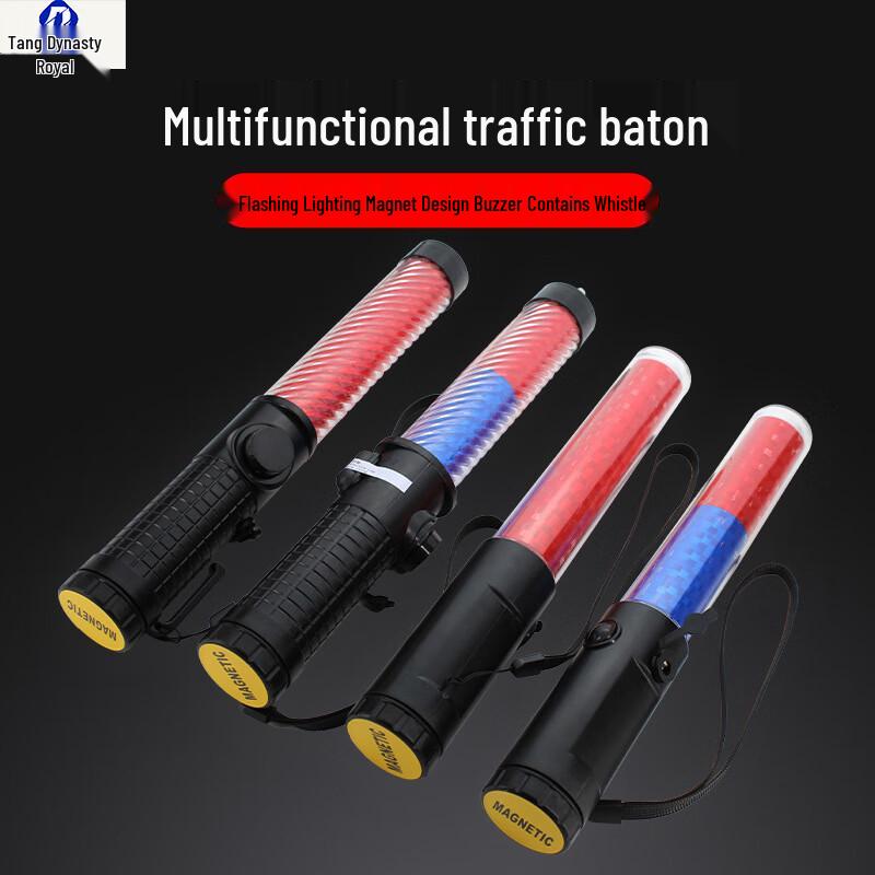 Dual-Color LED Traffic Signal Baton