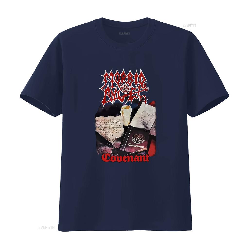 Morbid Angel Covenant Heavy Death Metal Band T Shirt P87134 Vintage Casual Graphic Stylish Fashion Streetwear Slightly