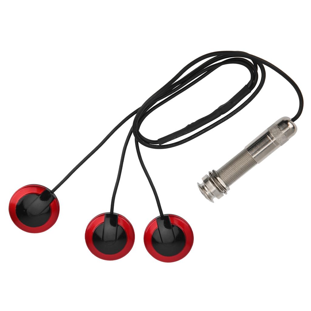 Guitar Piezo Pickup Transducer Removable for Acoustic Guitar Ukulele Thumb Piano Mandolin