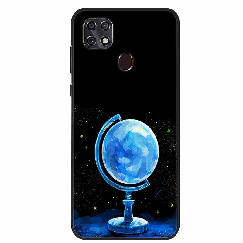 

Для ZTE Blade 20 Smart Чохол-книжка Астронавт ТПУ М яка Силіконова Задня Кришка Чохол для Телефона Для ZTE Blade 10 Smart V1050 Коке Людина в Космосі Funda -ZTE Blade 20 Smart