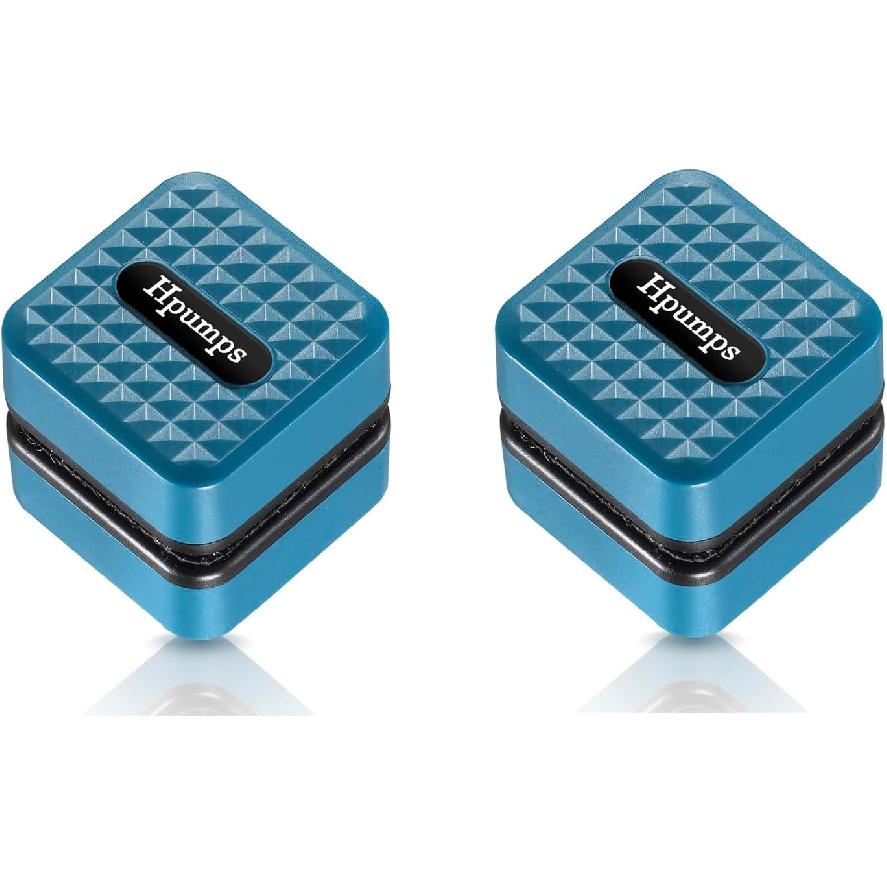 Aquarium Mini Magnetic Cleaner Plus for Glass Fish Tank Magnet Brush Alage Scraper Plus 2PCS