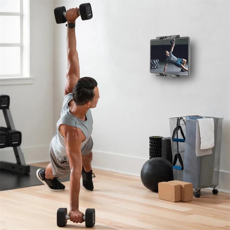 Mount Tablet Stand Stretchable Arm Cell Phone Wall Holder Adjustable Nailed Wall Stand For Phone Universal 4.7-13 Inch