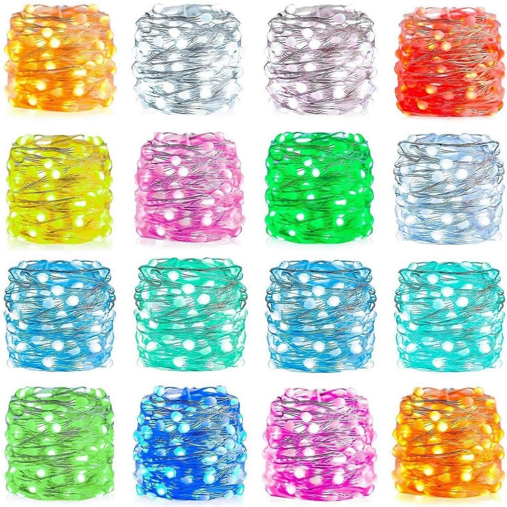 Smart Color-Changing Fairy Light String, 10m 100 LED RGB Christmas Light String, USB Powered, Multiple Modes, Suitable for Christmas Decoration