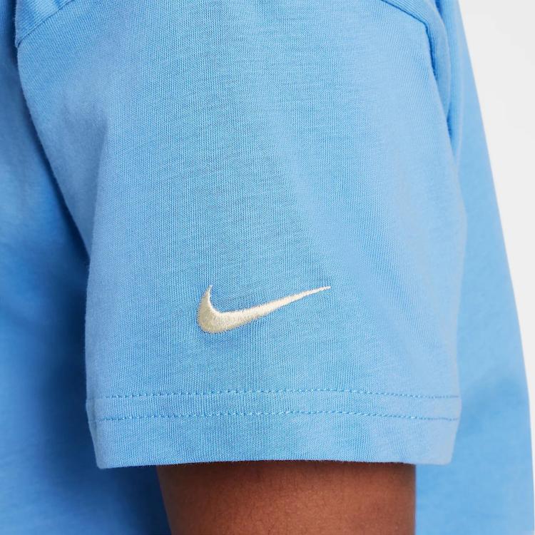 Nike Soft Comfortable Casual Short Sleeve T-Shirt Kids tops Blue HM6303-440